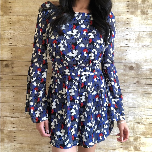 Glamorous Pants - GLAMOROUS Bell Sleeve Floral Print Romper